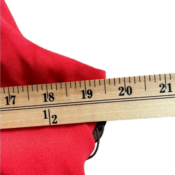 VINCE CAMUTO Orange Palazzo Pants Jumpsuit Sleeveless Belted Waist